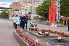 Филиал «Калугаэнерго» принял участие в памятных мероприятиях ко Дню Великой Победы