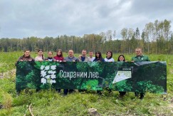 В Людиновском районе волонтеры высадили около 10 тысяч деревьев