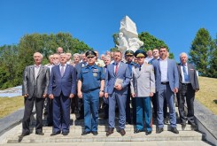 Накануне Дня памяти и скорби на Ильинских рубежах почтили память Подольских курсантов