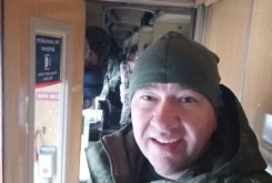 Максим Ермаков, боевой офицер, прислал свою первую весточку с фронта