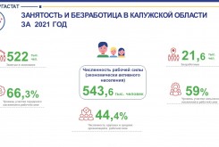 Занятость и безработица в Калужской области